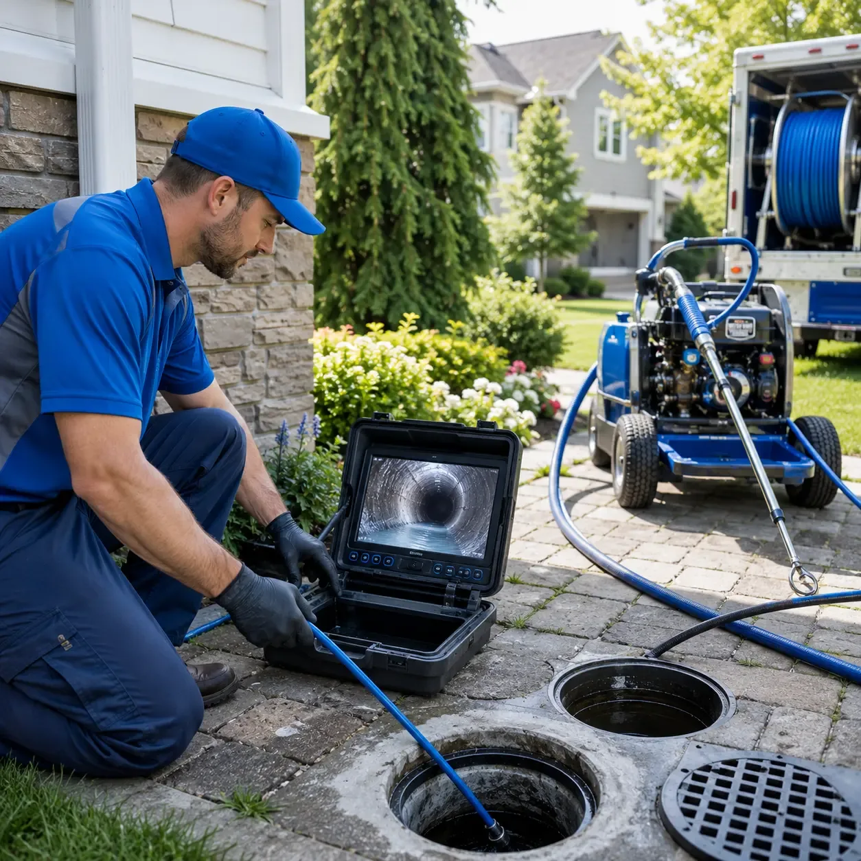 Outdoor drain cleaning professionals serving Lusby, MD
